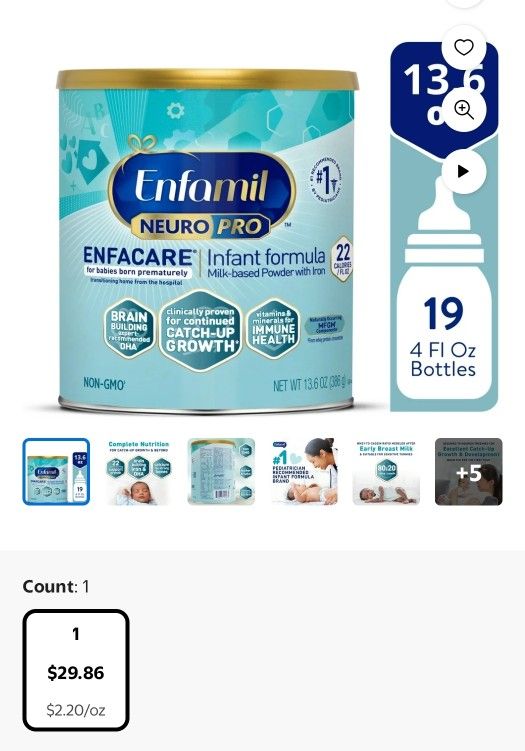 Enfacare Baby Formula 