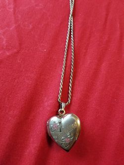 sterling silver necklace with grandmalocket