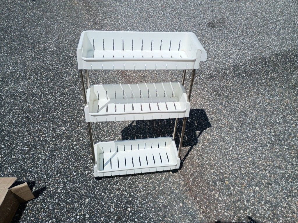 White Whatnot Basket