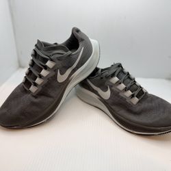 Nike Air Zoom Pegasus 37 Gray Running Shoes Men Size 12 Sneakers BQ9646-009