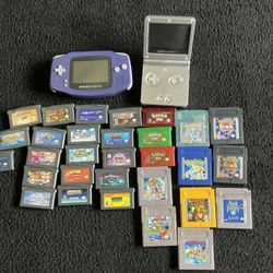 Game Boy Advanced And Game Boy SP