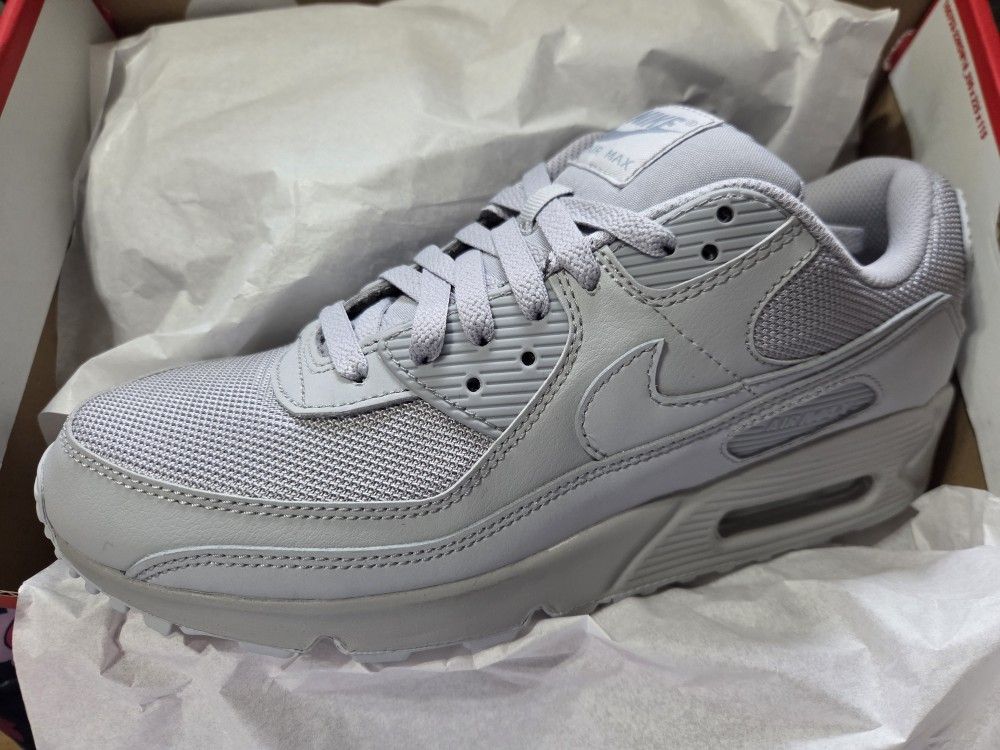 🔥NIKE AIR MAX 90'S "WOLF GREY" MEN'S SIZE 10 NEW W/BOX, 💲100 TAKES THEM🔥