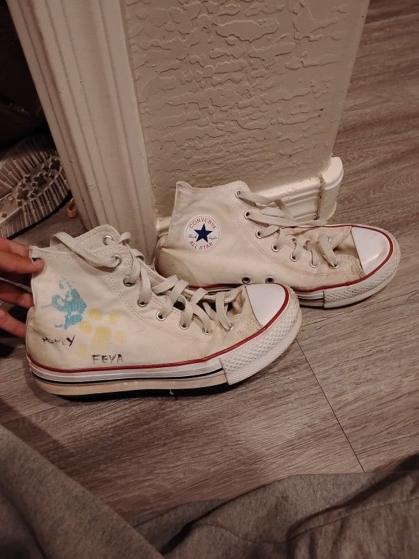 White Converse