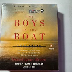 BOYS IN THE BOAT by Daniel James Brown Audio 12 CD **NEW SEALED **