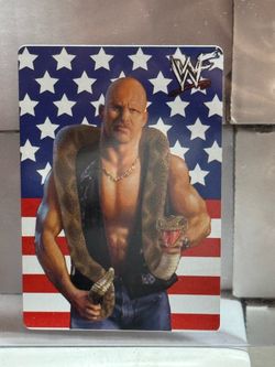 2000 WWF WWE WRESTLING STONE COLD STEVE AUSTIN VENDING STICKER W/Cardboards