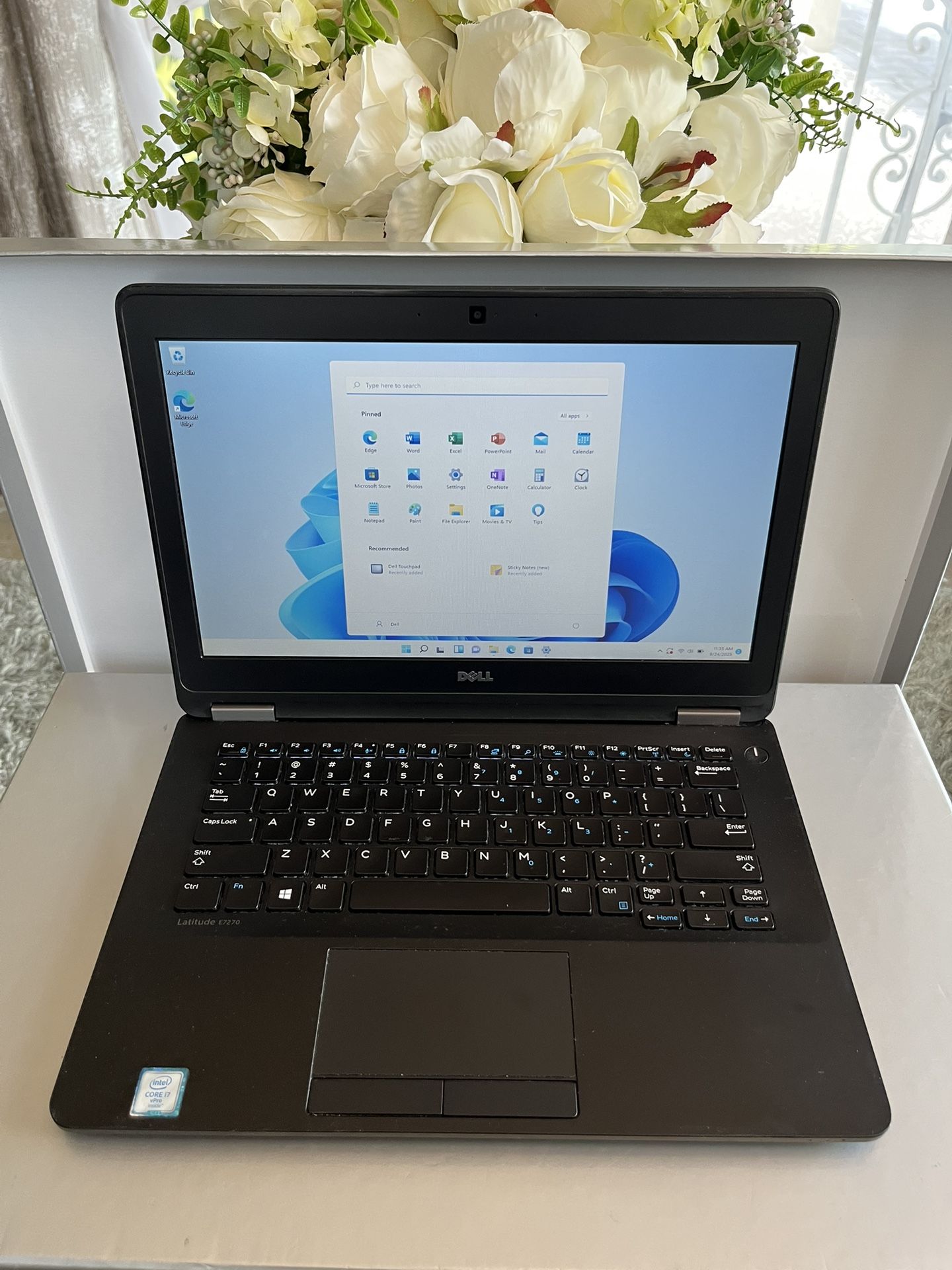 Dell Latitude E7270 Laptop 12” Intel Core i7 256GB SSD 8GB RAM Windows 11 w/ Charger - $139