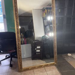 Antique Anthropology Style Mirror 