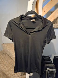 Black collar shirt womens