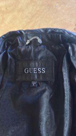 guess leather jacket