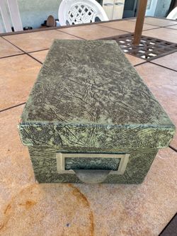 Vintage card tray