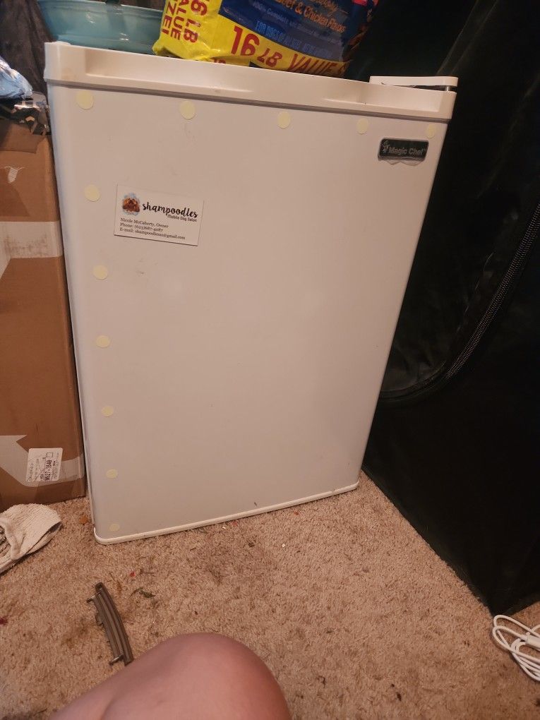 White Mini Fridge