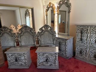 Beautiful Midevil Bedroom set brand new RETAILS FOR $2999