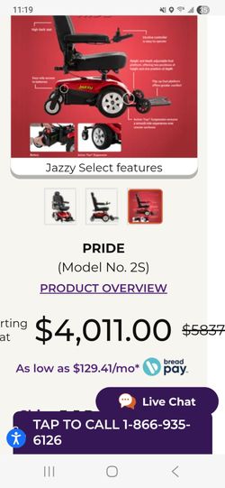 JAZZY POWER WHEELCHAIR