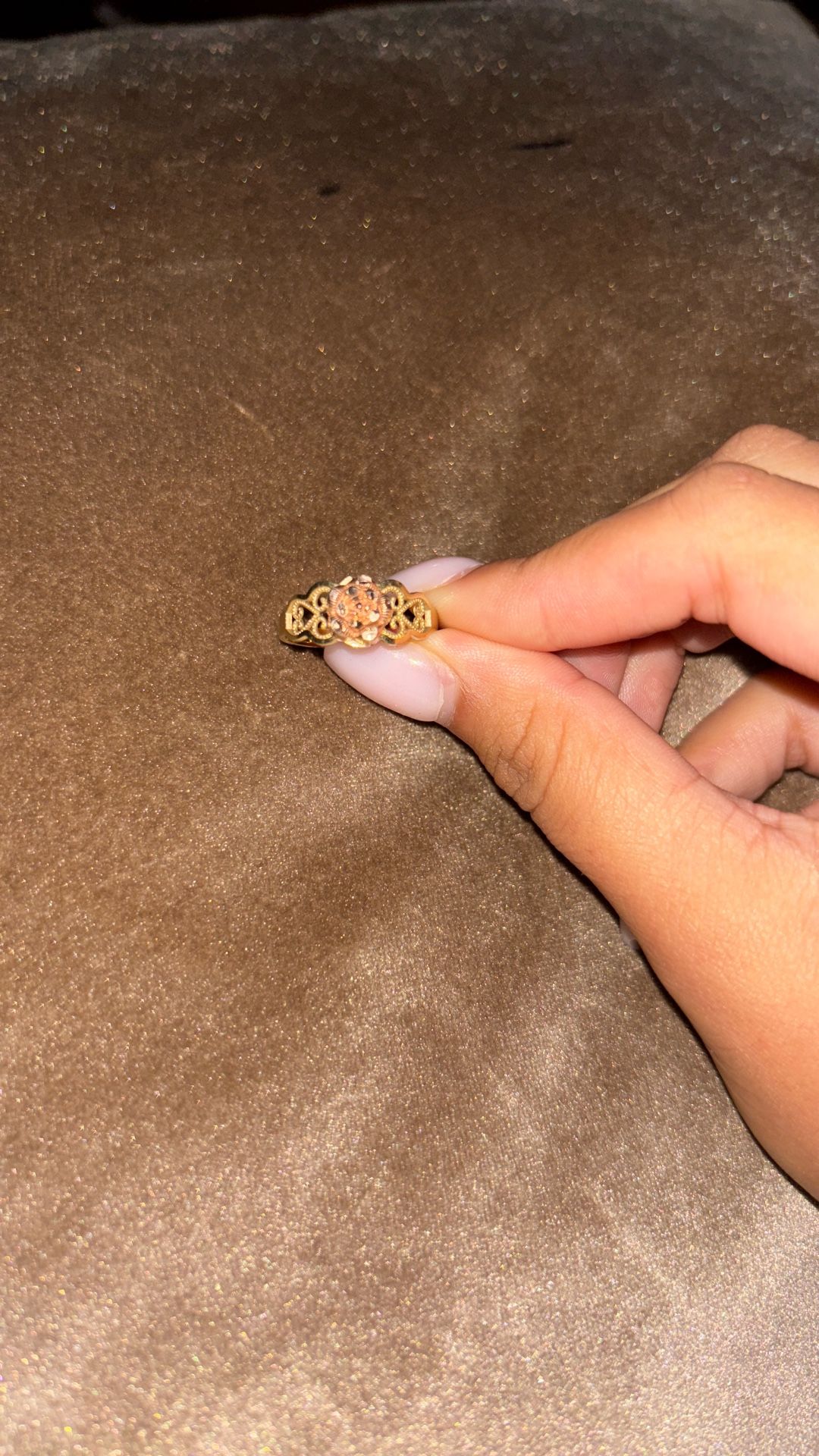 solid gold ring