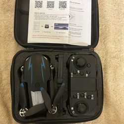Foldable HD Camera Drone W/Remote & Case