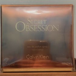 SECRET OBSESSION BY CALVIN KLEIN 1.7 FL.OZ EDP SPRAY SEALED