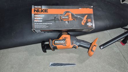 RIDGID 18V NXT SubCompact Brushless One-Handed Reciprocating Saw,