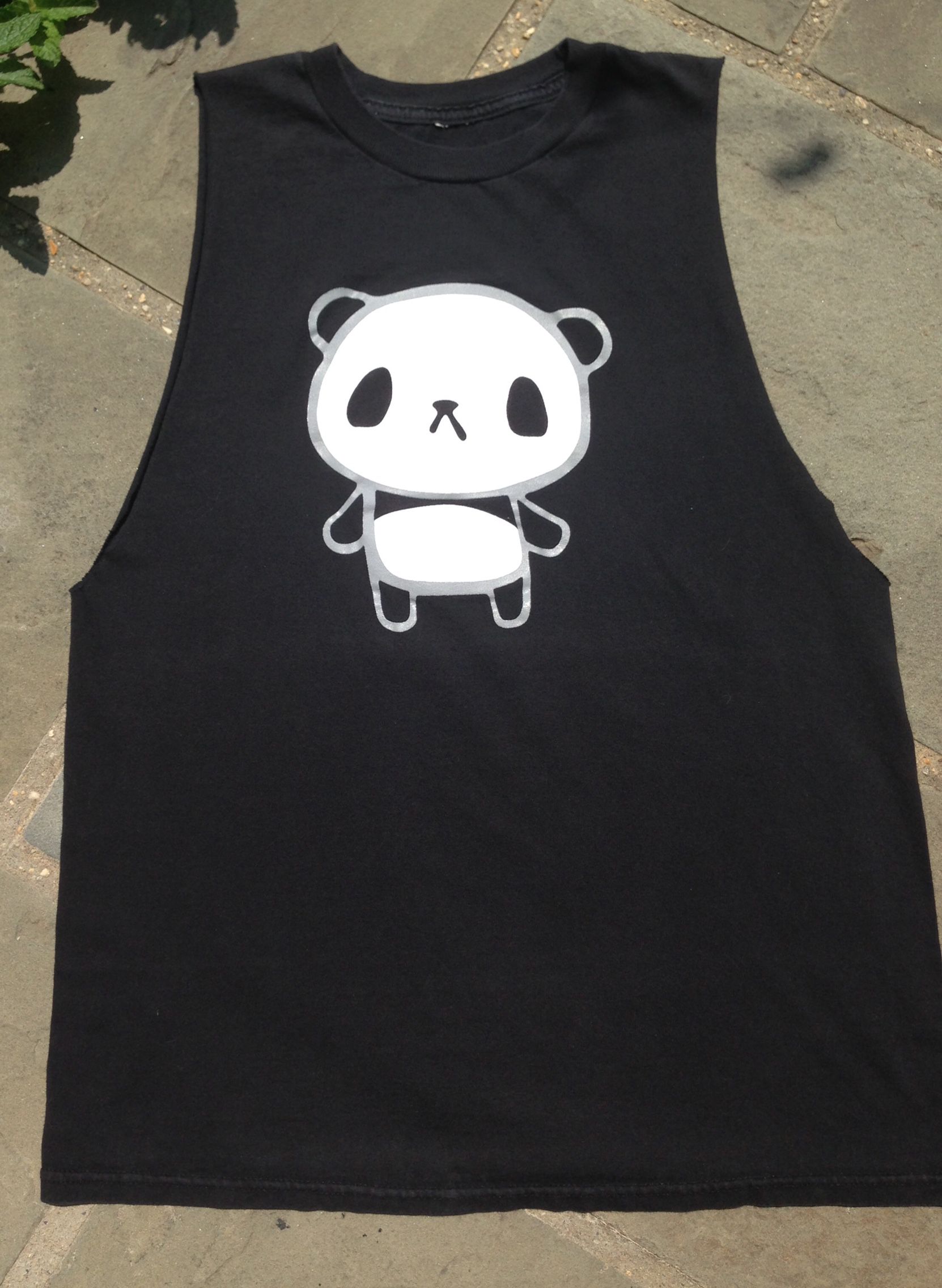 Panda Cutoff Shirt 