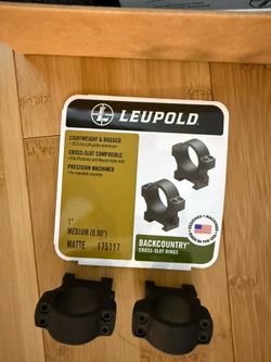 Leupold BACKCOUNTRY Cross-Slot Rings