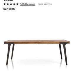 Lakin recycled teak extendable dining table deals