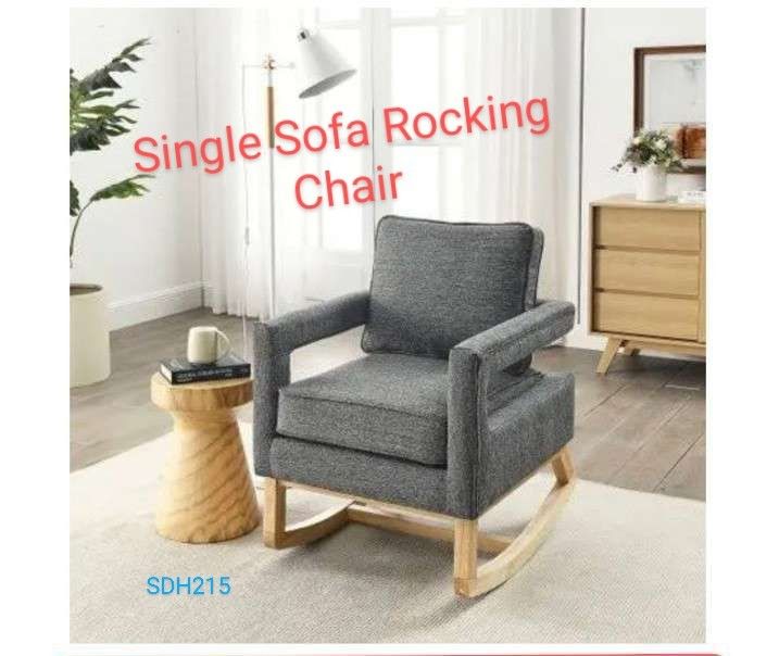 BH☆Modern Rocking Chair Sofa -grey