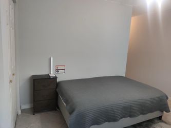 Twin XL bed frame and mattress