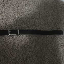 Men’s black clover adjustable belt