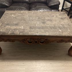 Granite coffee table
