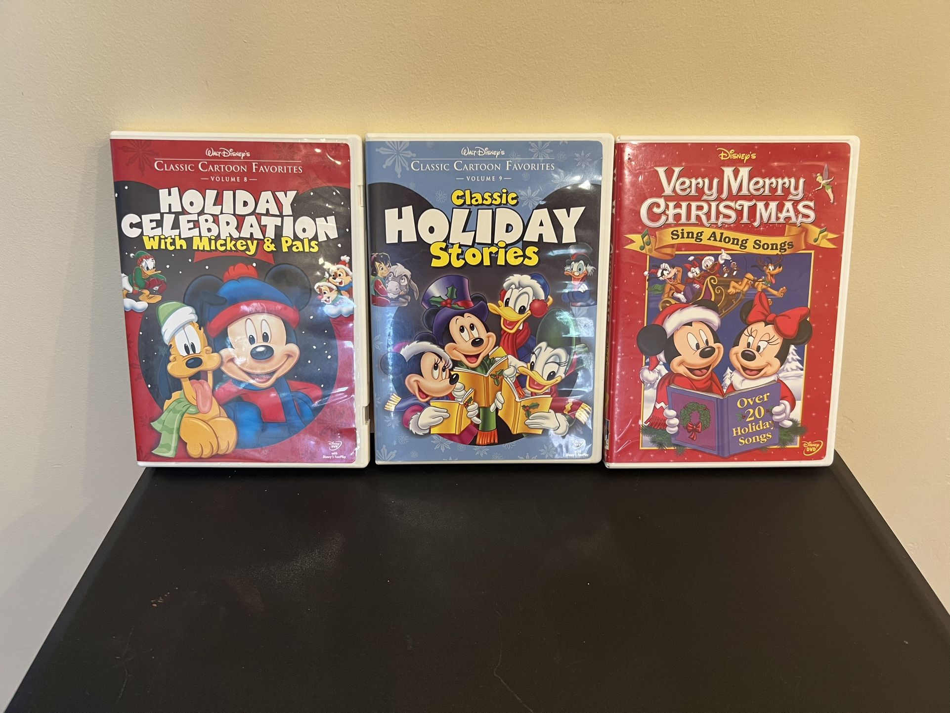 Classic Disney Holiday DVDs (set Of 3)