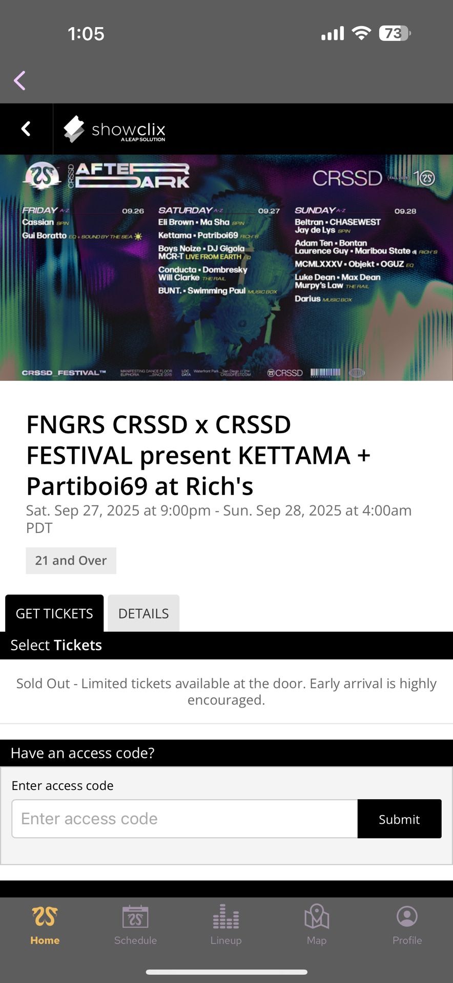 CRSSD AFTERS KETTAMA