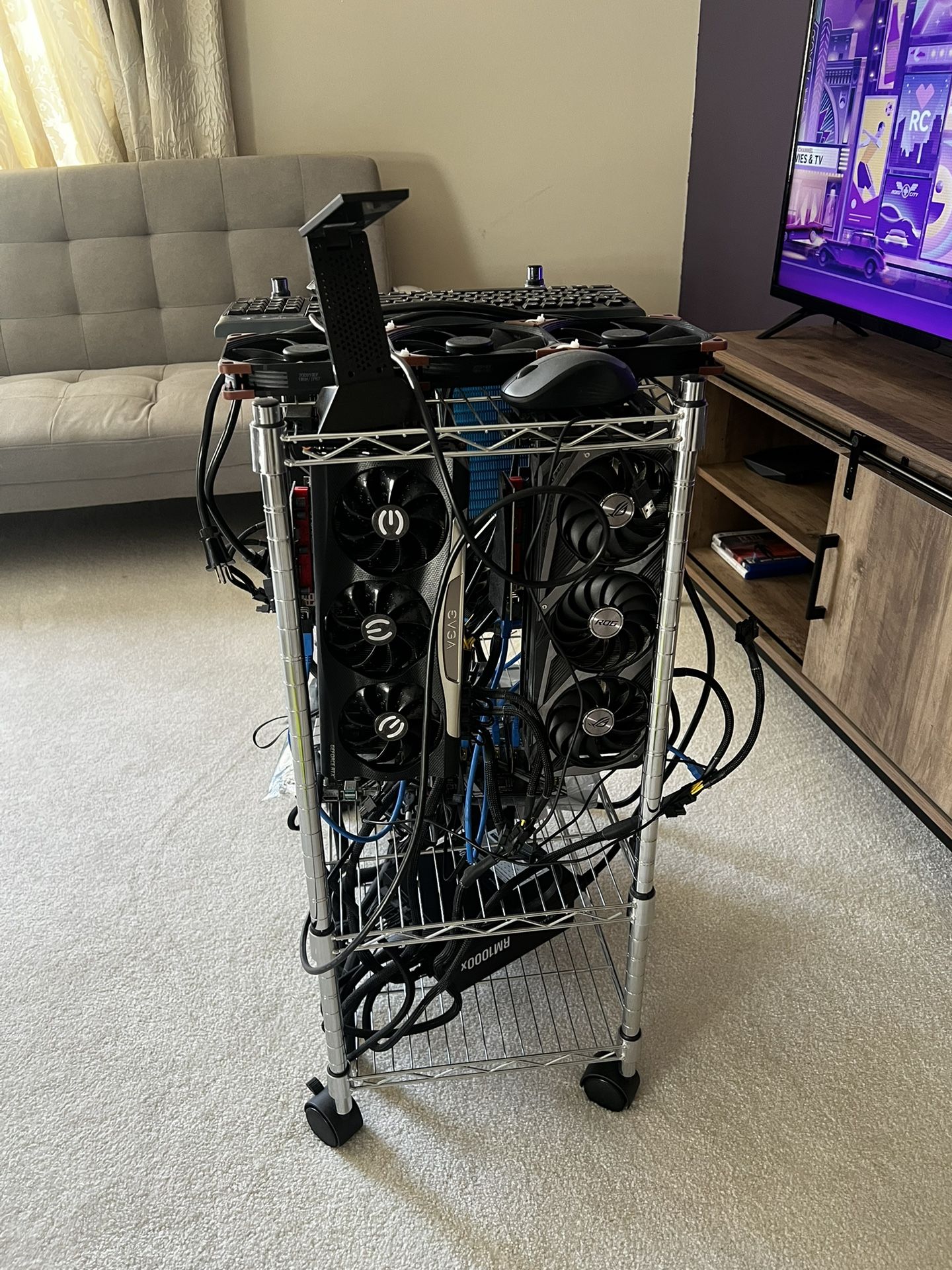 Rig With 6 3090s For Sale