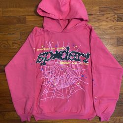 Pink Sp5der Hoodie 