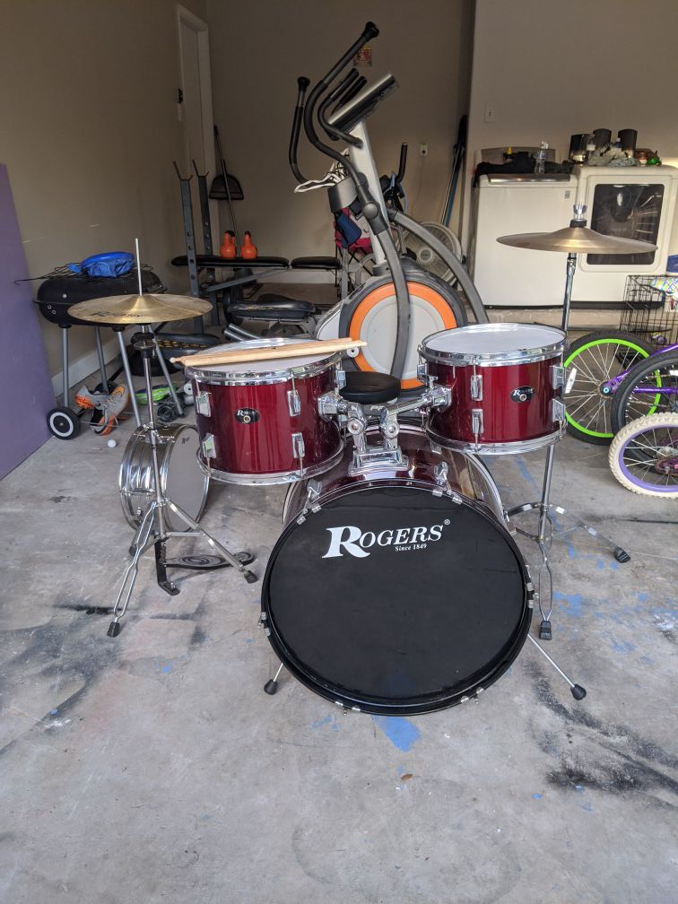 Rogers drum set