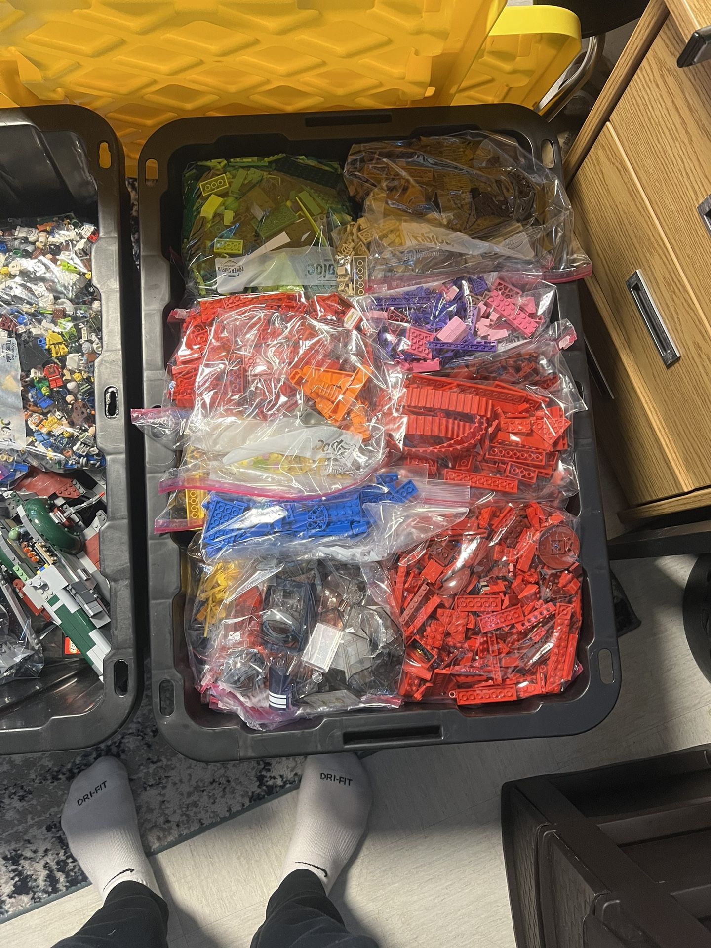 Lego Starwars Sets And Mixed Legos Organized