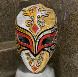 Mistico Caristico Autographed Signed Bucio Mask BAS Authenticated CMLL WWE