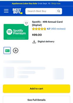 Spotify Annual Card (1YR)