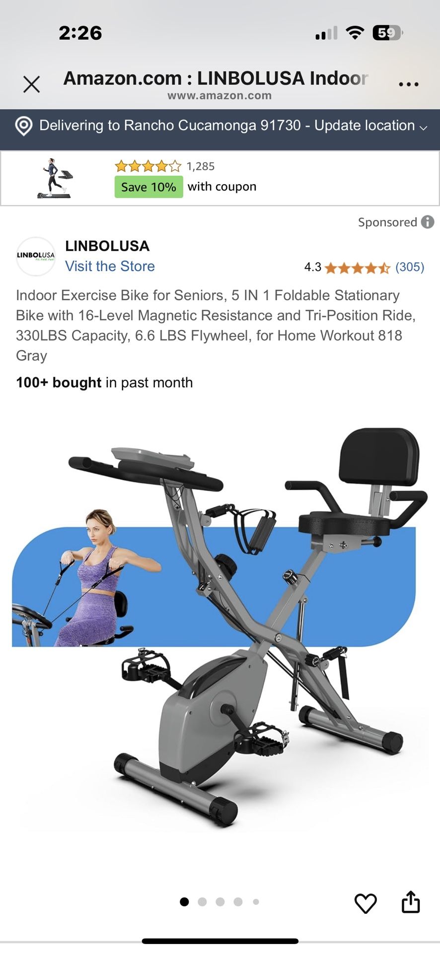 indoor exercise Bike