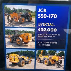 2014 JCB 550-170 Reach Forklift