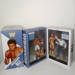 WWE MATTEL ULTIMATE EDITION MUHAMMAD ALI 2-PACK ACTION FIGURES