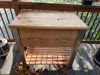 Butcher block cart - PRICED FOR FAST SALE