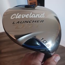 Golf Club Right-Handed Cleveland Launcher DST Driver 10.5° Regular Flex Graphite Standard Grip & Headcover MINT CONDITION