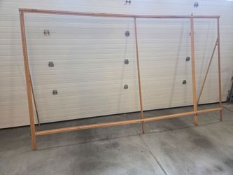 Vintage lace curtain stretcher