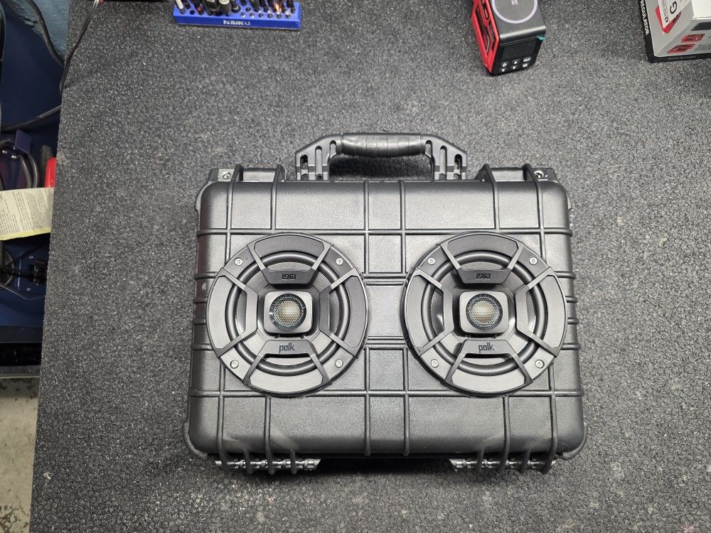 Brand New Custom Built Weatherproof Bluetooth Speaker With USB Fast Charging