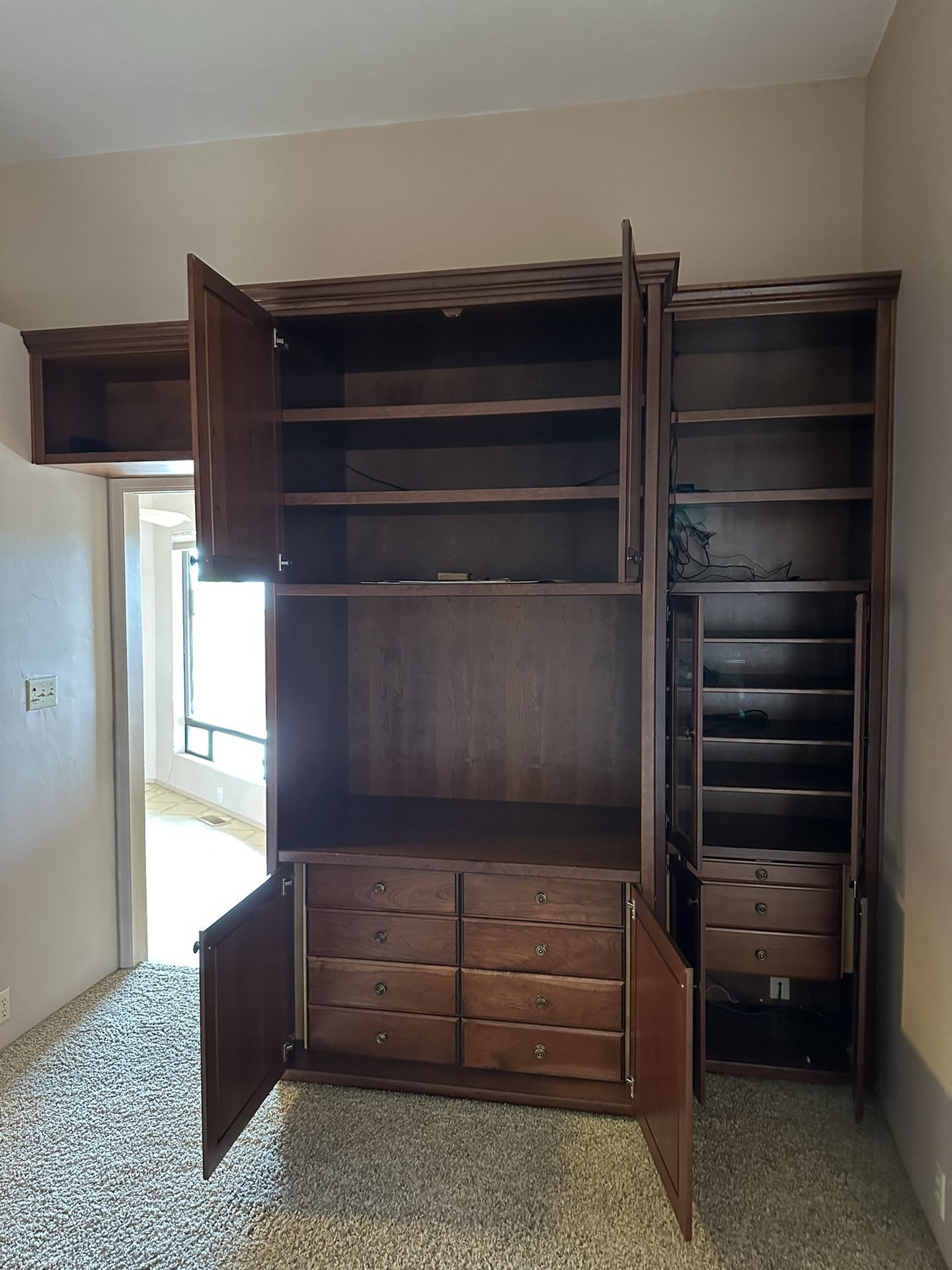 AMAZING!!! BUILT IN STORAGE CABINET!! Perfect For Home Office Or Closet!!!! 1st One Takes It