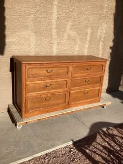 Dresser with mirror