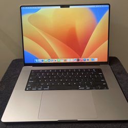 2021 MacBook Pro 16” - M1 Pro , 1TB SSD, 16GB RAM, Space Gray w/ Apple Care+