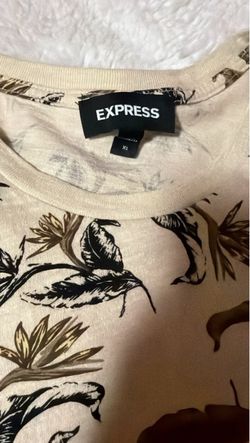 Express Tropical Print T-Shirt XL