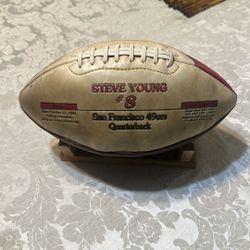 49ers Steve Young Football  $40 Obo