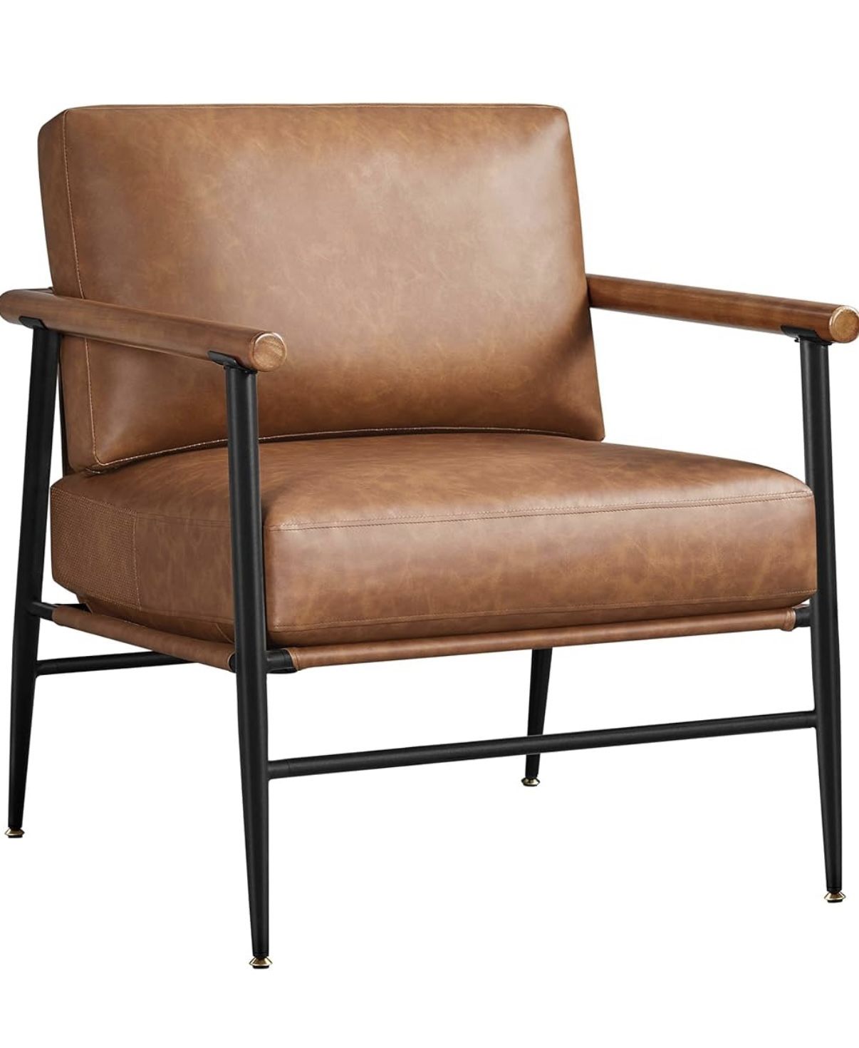 Retro Brown Accent Office Chair - 592909
