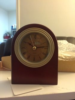 Michael C. Fina - wooden desk clock